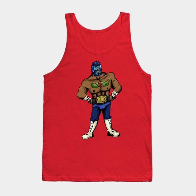 Luchador Tank Top by Black Snow Comics